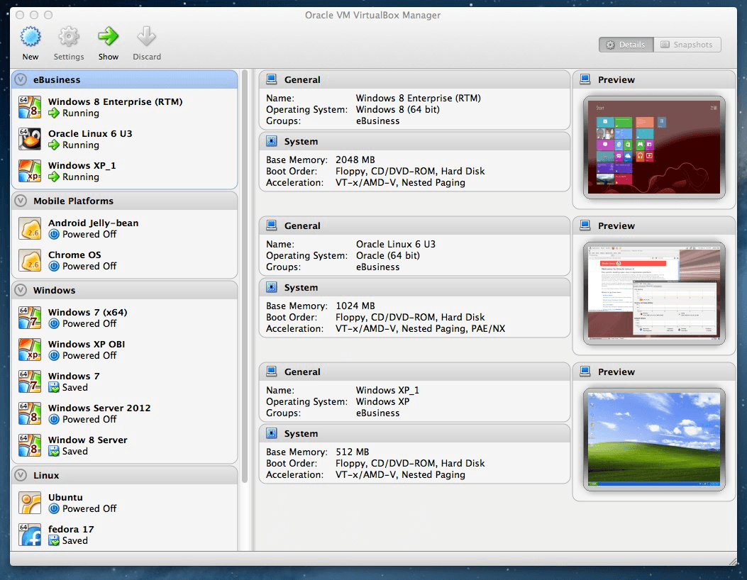 virtual disk images for virtualbox